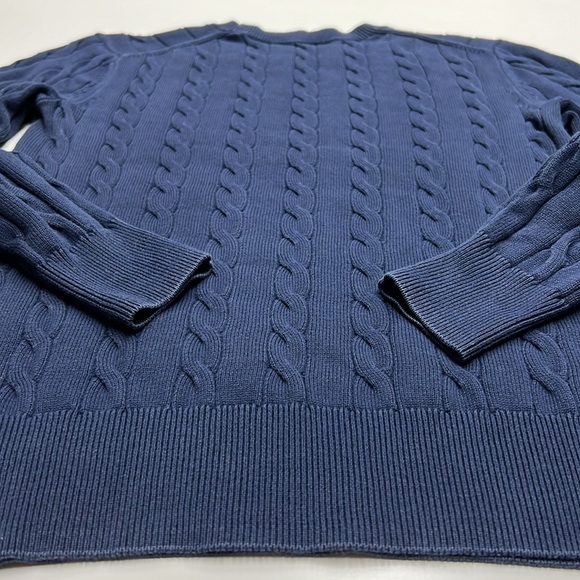 ✨ BROOKS BROTHERS ✨ Supima Cotton Cable Crewneck Sweater. - Picture 12 of 15